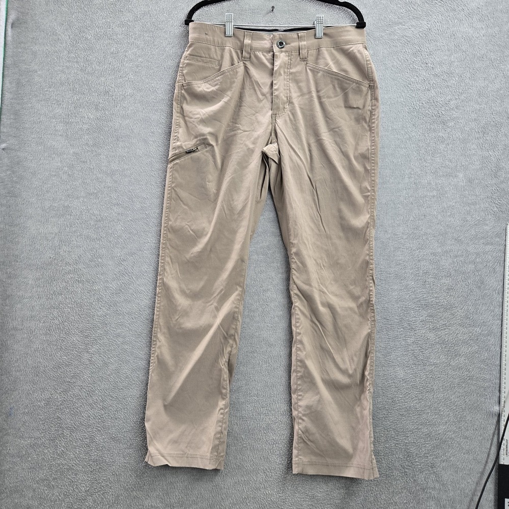 Orvis Men Pants 32X30 Brown Nylon Spandex Chino 29" Inseam